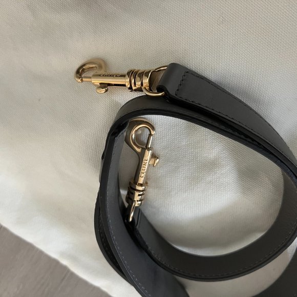 Celine grey croc embroidered trapeze medium bag - Picture 8 of 13